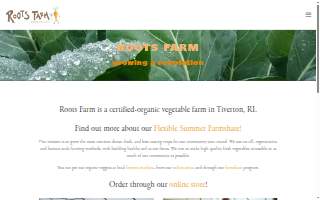 Roots Farm website