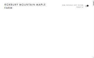 Roxbury Mountain Maple LLC website
