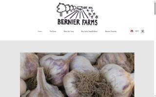 Bernier Farms website