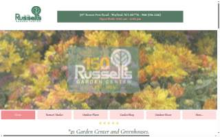 Russell's Garden Center website
