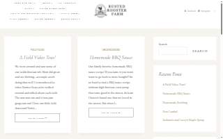 Rusted Rooster Farm LLC website