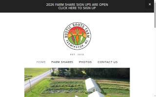 Rustic Roots Farm website