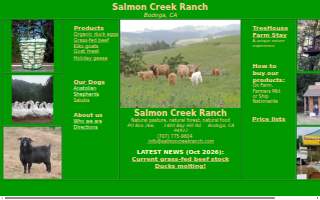 Salmon Creek Ranch website