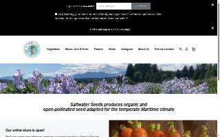 Saltwater Seeds website