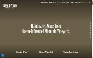 Big Basin Vineyards, LLC dba Big Basin Vineyards website