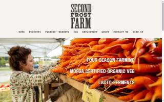 Second Frost Farm website