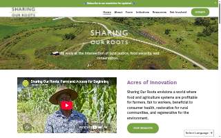 Sharing Our Roots website