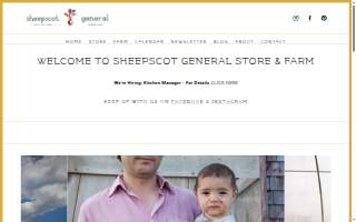 Sheepscot General Farm website