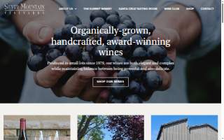 Silver Mountain Vineyards website