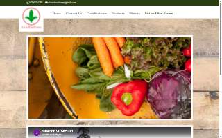 Siri and Son Farms website