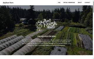 SkyRoot Farm website