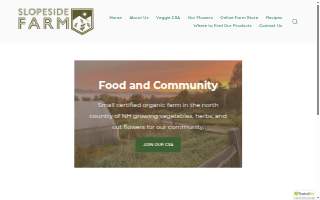 Slopeside Farm, LLC website
