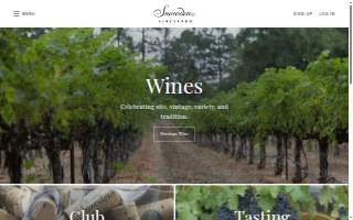 Snowden Vineyards LLC website