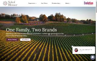 Sokol Blosser Winery And Vineyard website