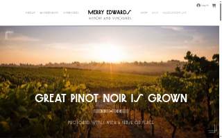 Sonoma Vineyard Company Incorporated dba Merry Edwards Winery website