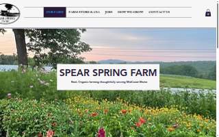 Spear Spring Farm website