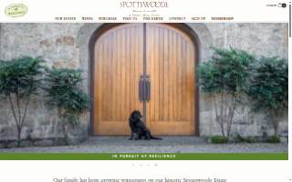 Spottswoode Estate Vineyard website