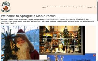 Sprague's Maple Syrup Sales & Supplies Inc website