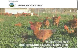Spreadwing Farm website