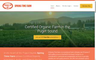 Spring Time Farm website