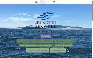 Springtide Seaweed LLC website