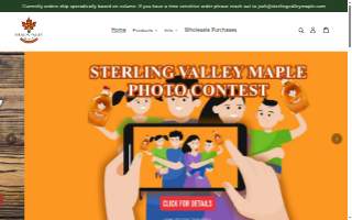 Sterling Valley Maple LLC website