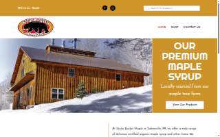 Sticky Bucket Maple website