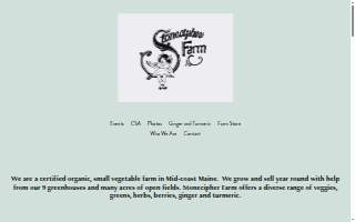 Stonecipher Farm website