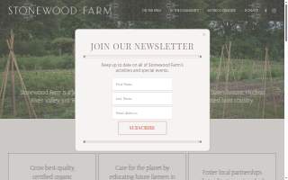 Stonewood Community Project Inc. dba Stonewood Farm website