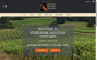 Storybook Mountain Winery, Inc. dba Storybook Mountain Vineyards website