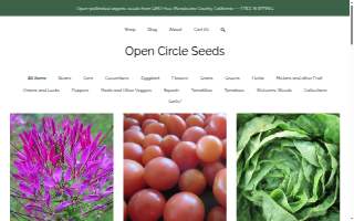Strong Roots dba Open Circle Seeds website