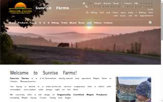Sunrise Farms website