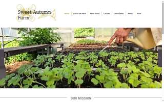 Sweet Autumn Farm website