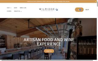 Tapenade, Inc. dba Wilridge Vineyard, Winery & Distillery website