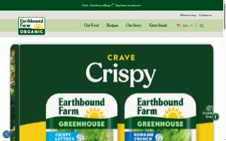 Taylor Farms Retail, Inc dba Earthbound Farm Stand LLC website