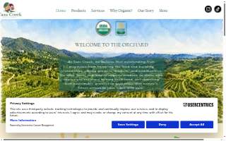 Taza Creek Orchard website