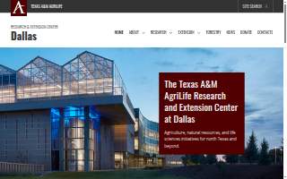 Texas A&M Agrilife - The Dallas Center website