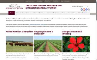 Texas A&M AgriLife Research - Vernon website