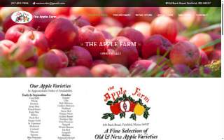 The Apple Farm website