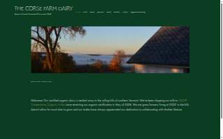 The Corse Farm Dairy LLC website