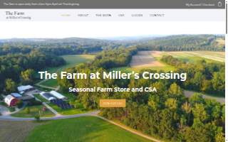 The Farm at Miller's Crossing website