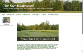 The Farr Homestead website