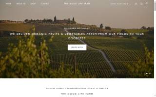 The Good Life Farm, LLC website