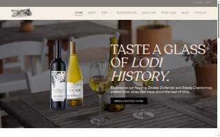The Lucas Winery & Vineyard website