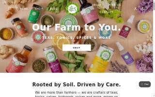 The Naked Botanical LLC website