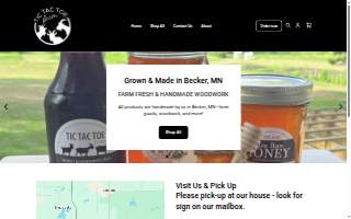 Tic Tac Toe Farm LLC website