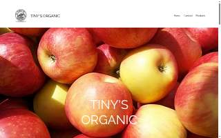 Tiny's Organic LLC website