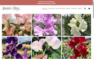 Blue Wheelbarrow Farm dba Lunaseed Farm website
