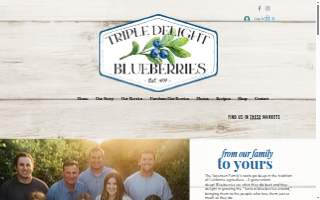 Triple Delight Blueberries, LLC website