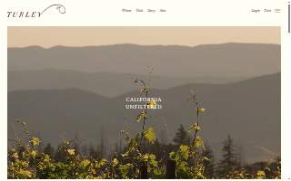 Turley Wine Cellars website